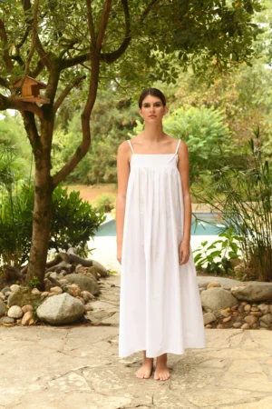 Robe en popeline – Élégance fluide
