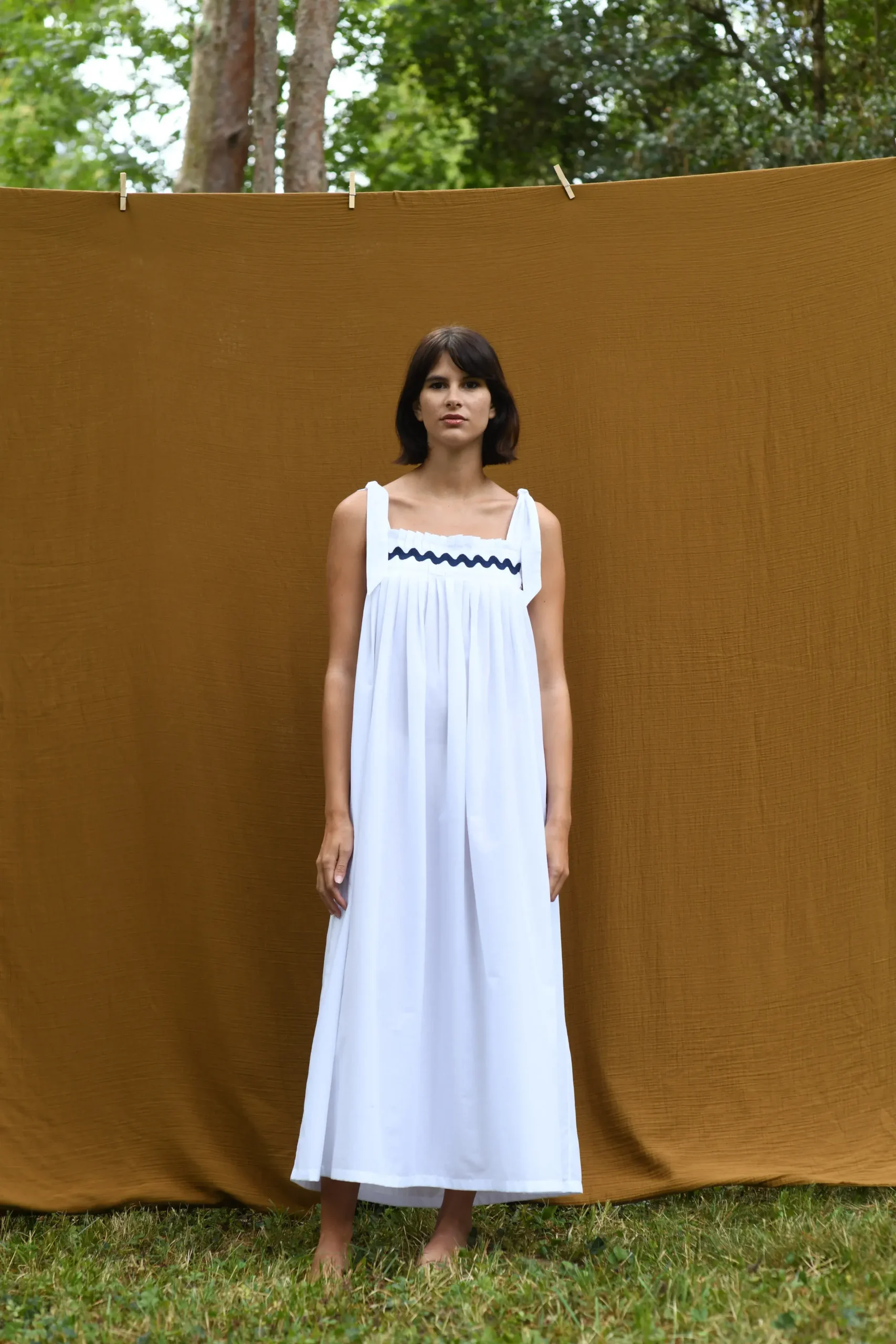 Robe gabrielle blanche