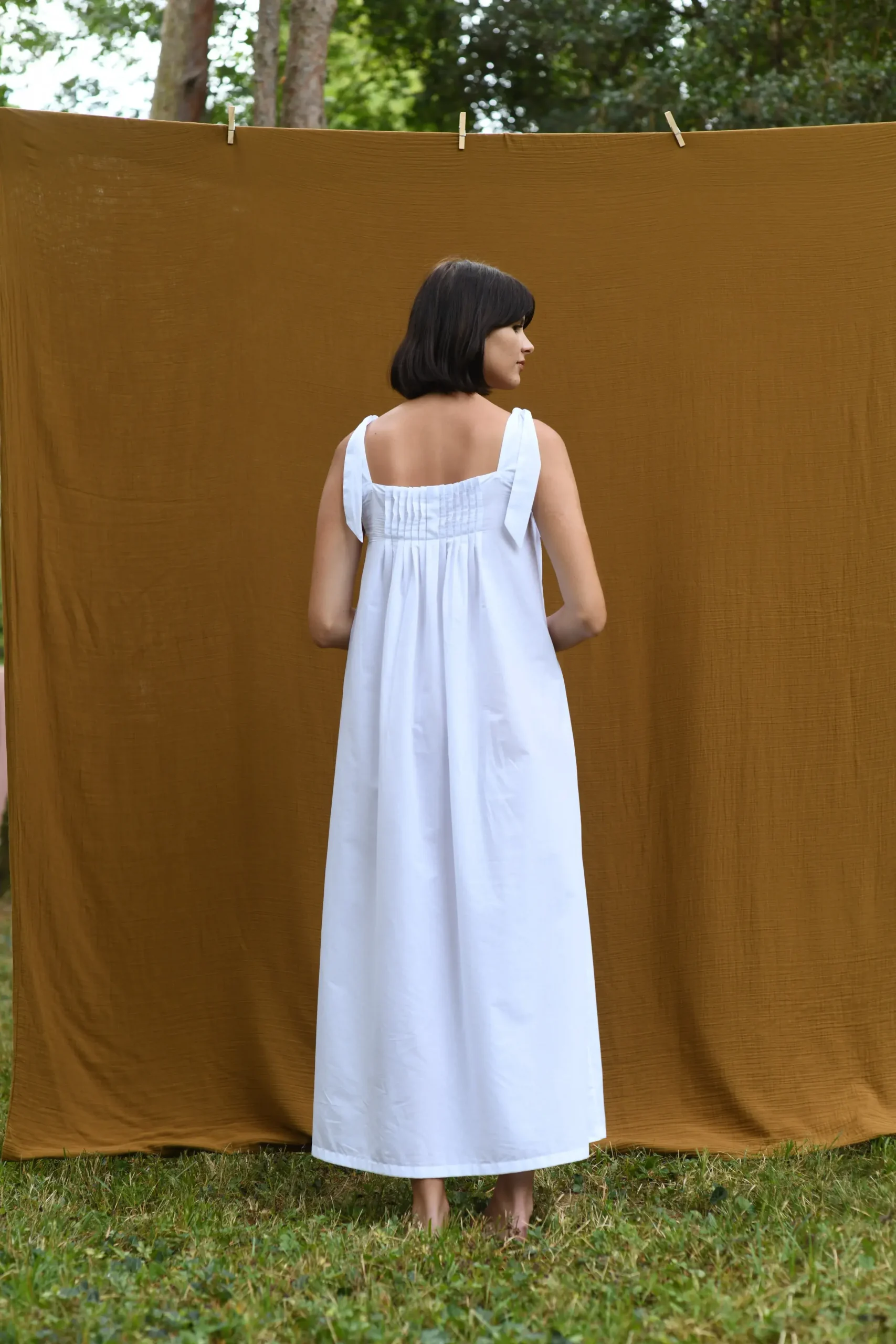 Robe gabrielle blanche